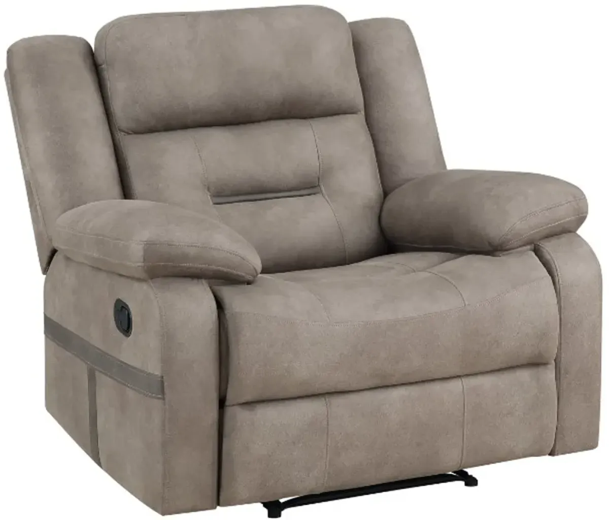 Steve Silver Co. Abilene Tan Manual Recliner