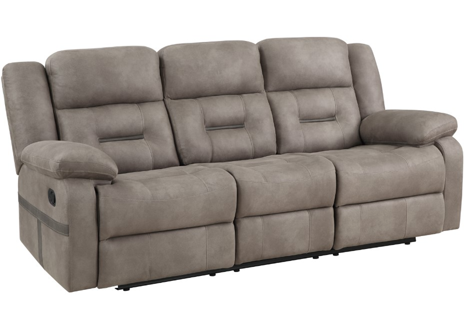 Steve Silver Co. Abilene Tan Manual Reclining Sofa