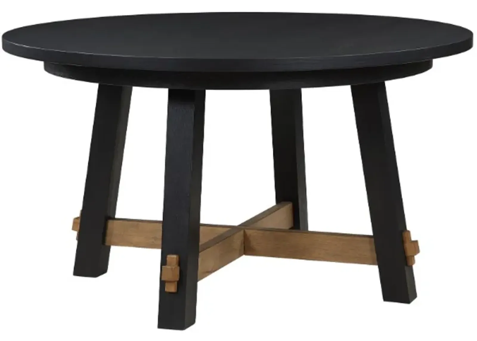 Steve Silver Co. Aubrey Black Round Dining Table