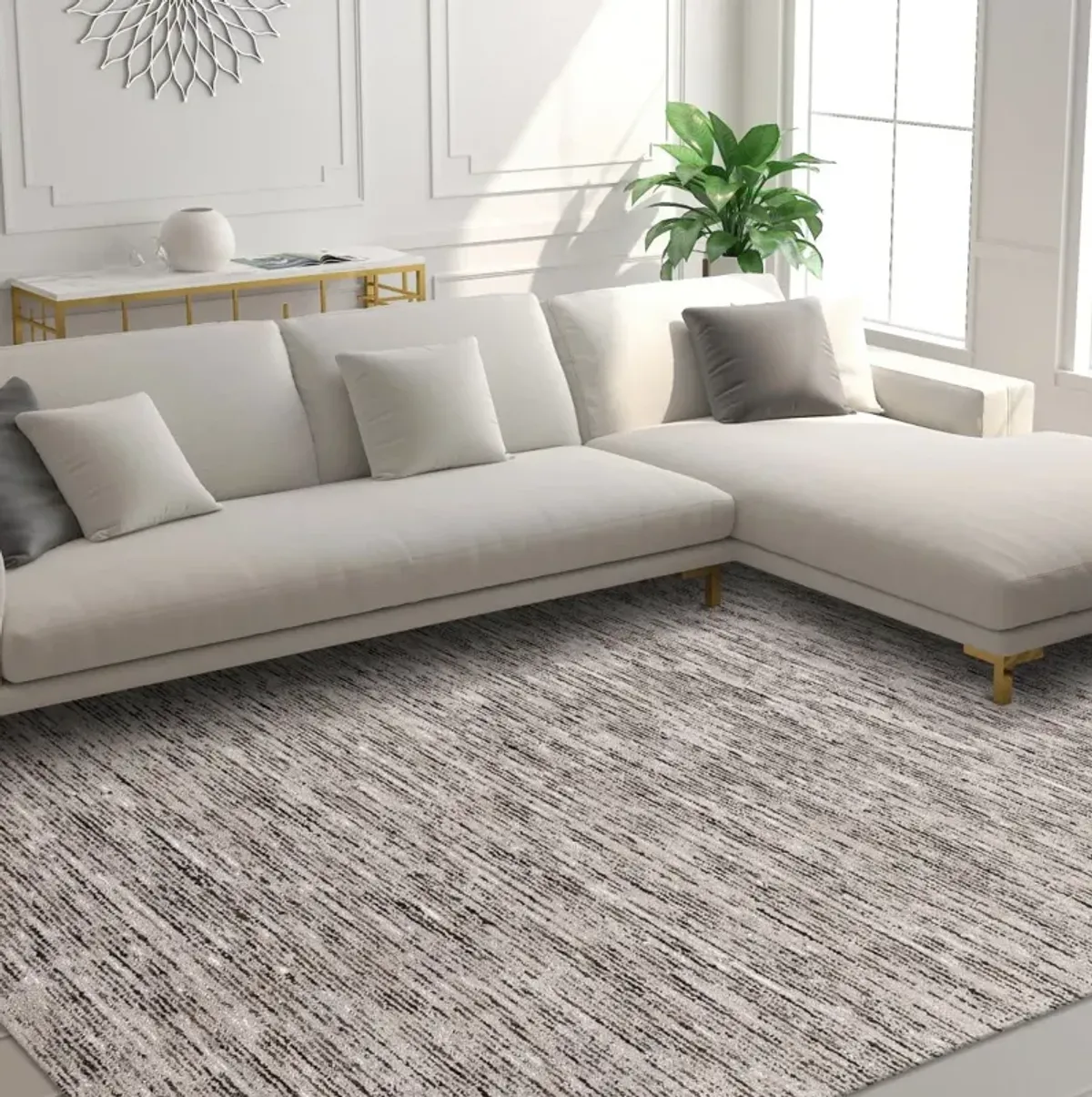 Dalyn Rug Company Arcata Ebony 5'x8' Area Rug