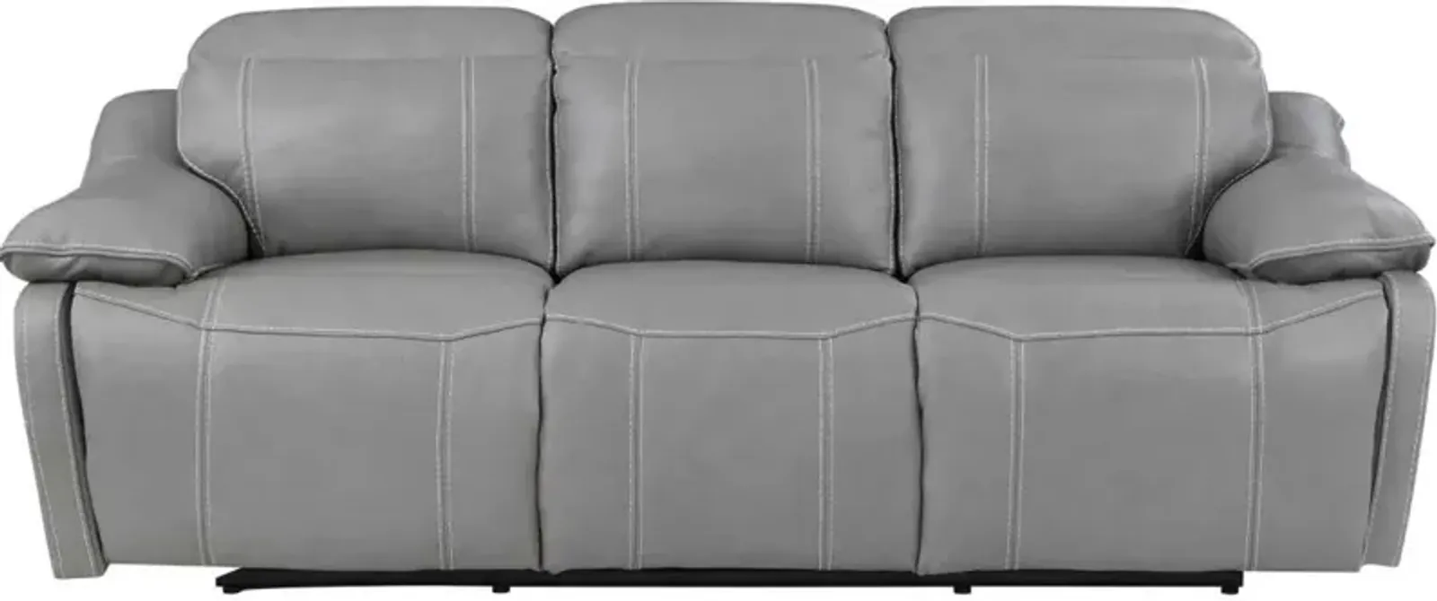 Steve Silver Co. Alpine Gray Dual-Power Reclining Sofa