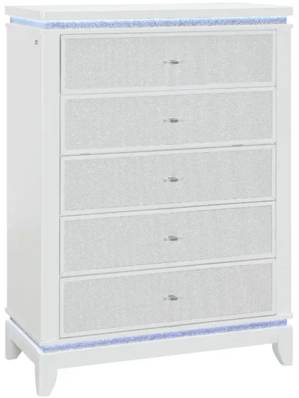 Global Furniture USA Alina White Chest