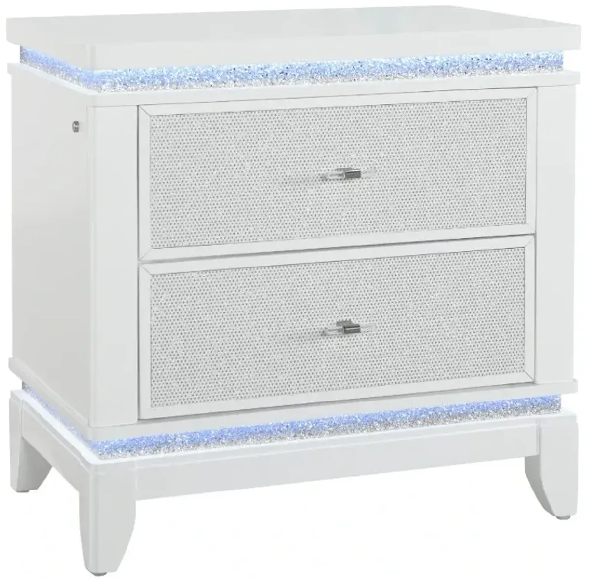 Global Furniture USA Alina White Nightstand