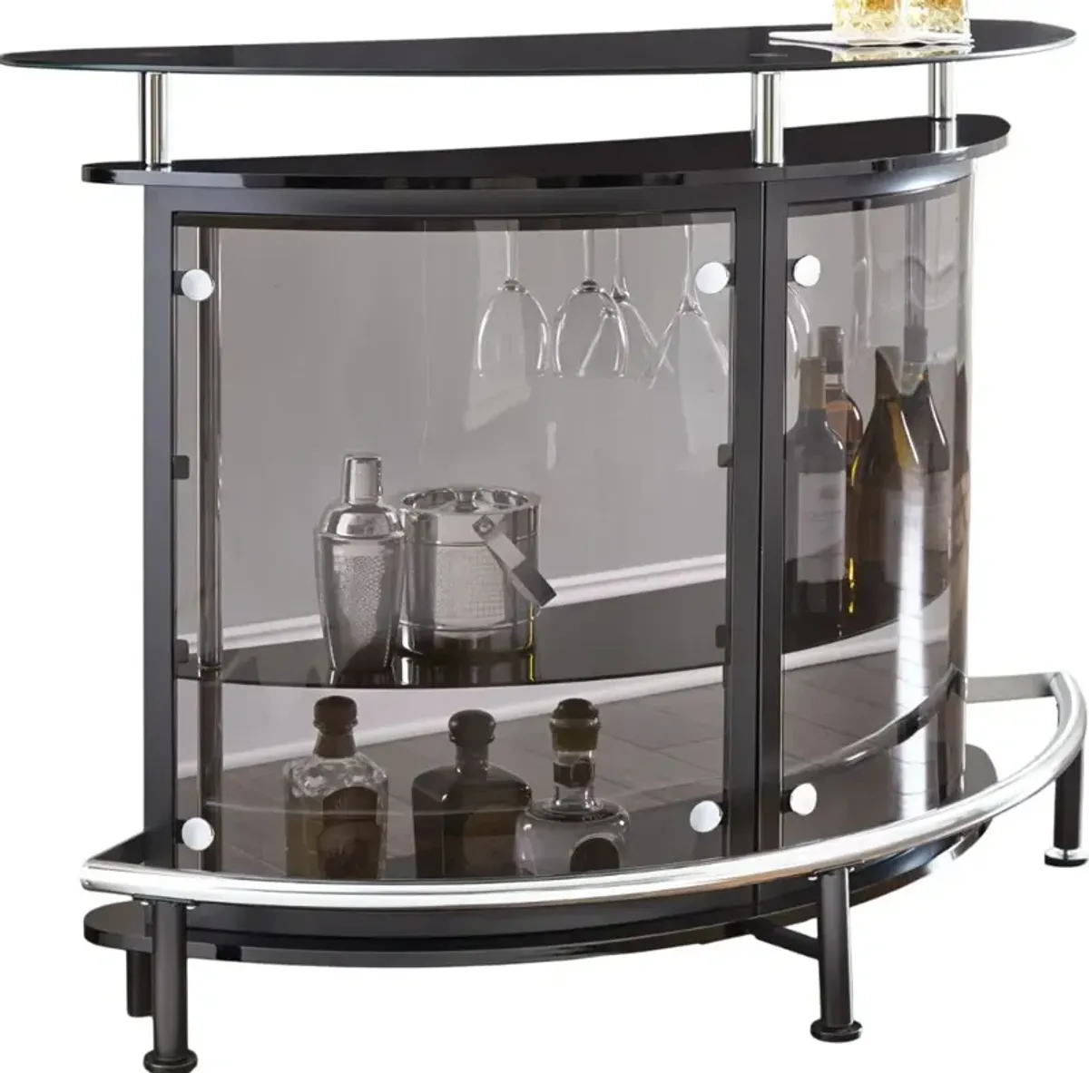 Steve Silver Co. Ariana Black Bar Table/Server