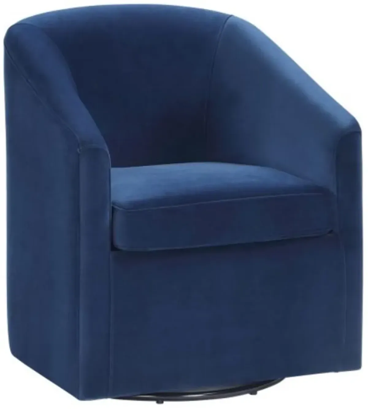 Steve Silver Co. Arlo Indigo Upholstered Swivel Barrel Chair