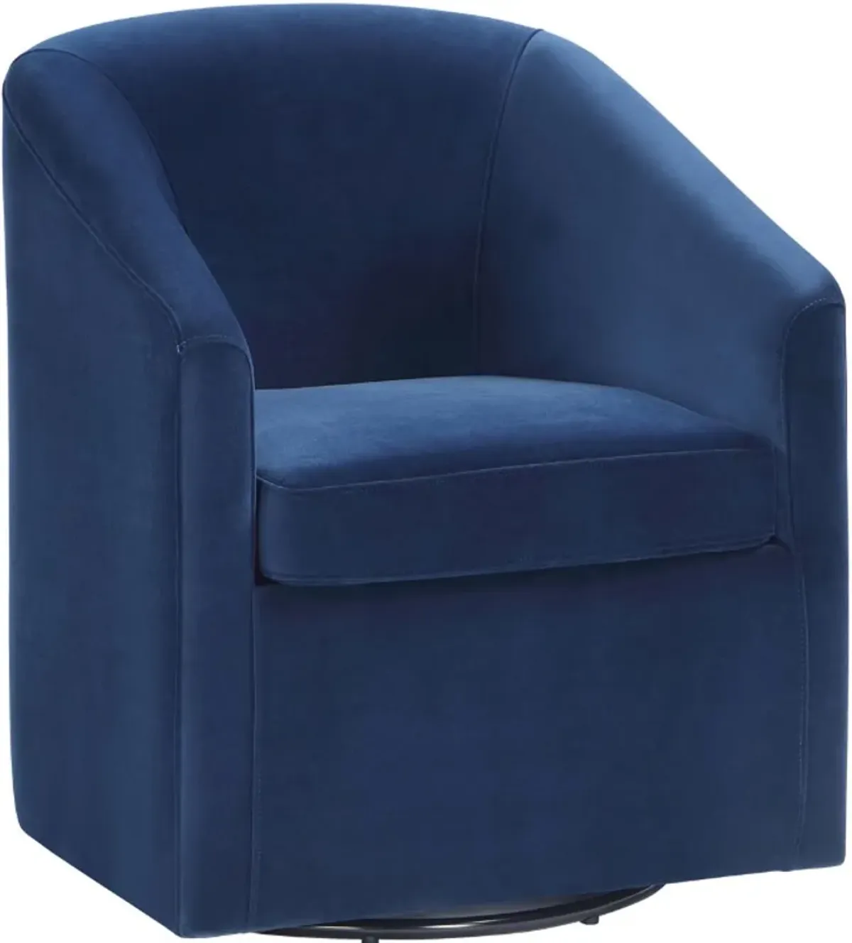 Steve Silver Co. Arlo Indigo Upholstered Swivel Barrel Chair