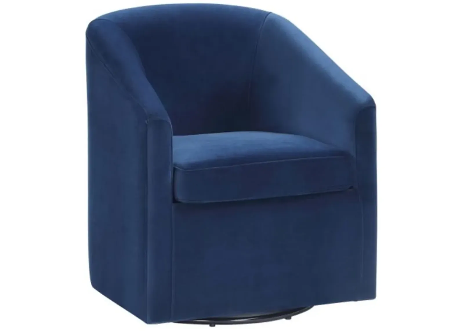 Steve Silver Co. Arlo Indigo Upholstered Swivel Barrel Chair