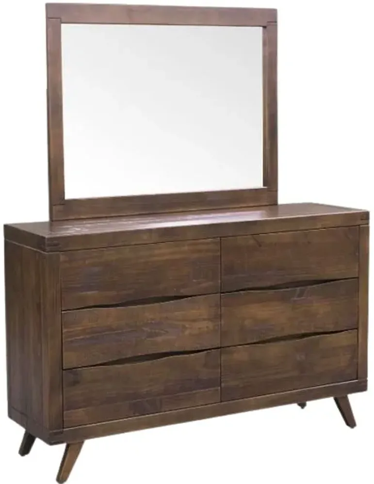 Steve Silver Co. Pasco Cocoa Dresser and Mirror