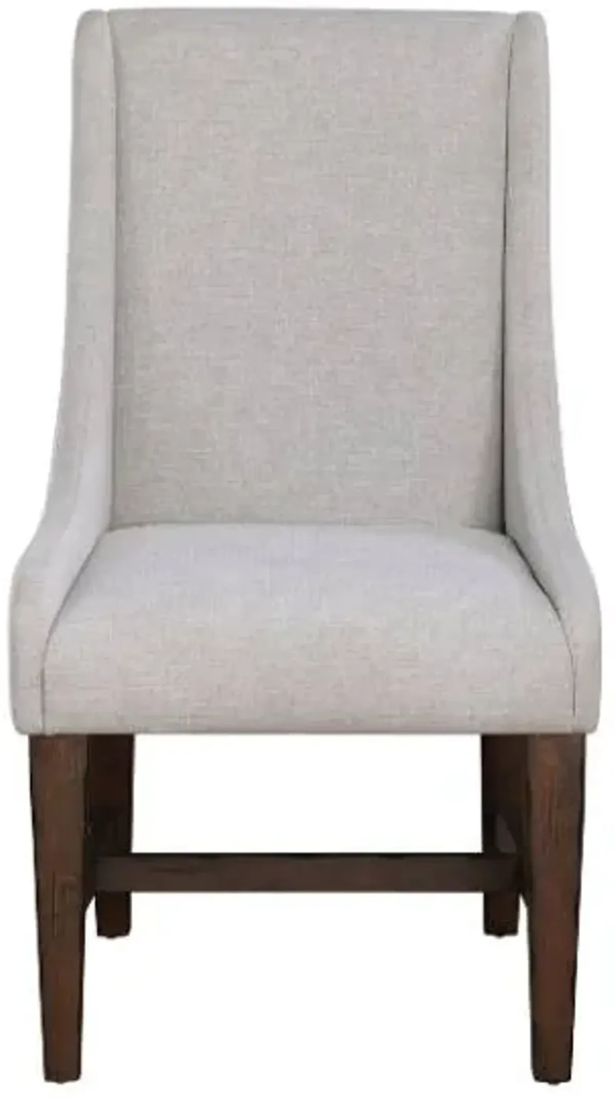 Steve Silver Co. Auburn Beige/Dark Tobacco Upholstered Dining Arm Chair