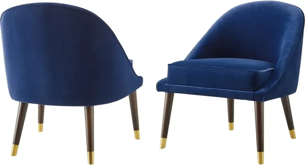 Steve Silver Co. Avalon Navy Accent Chair