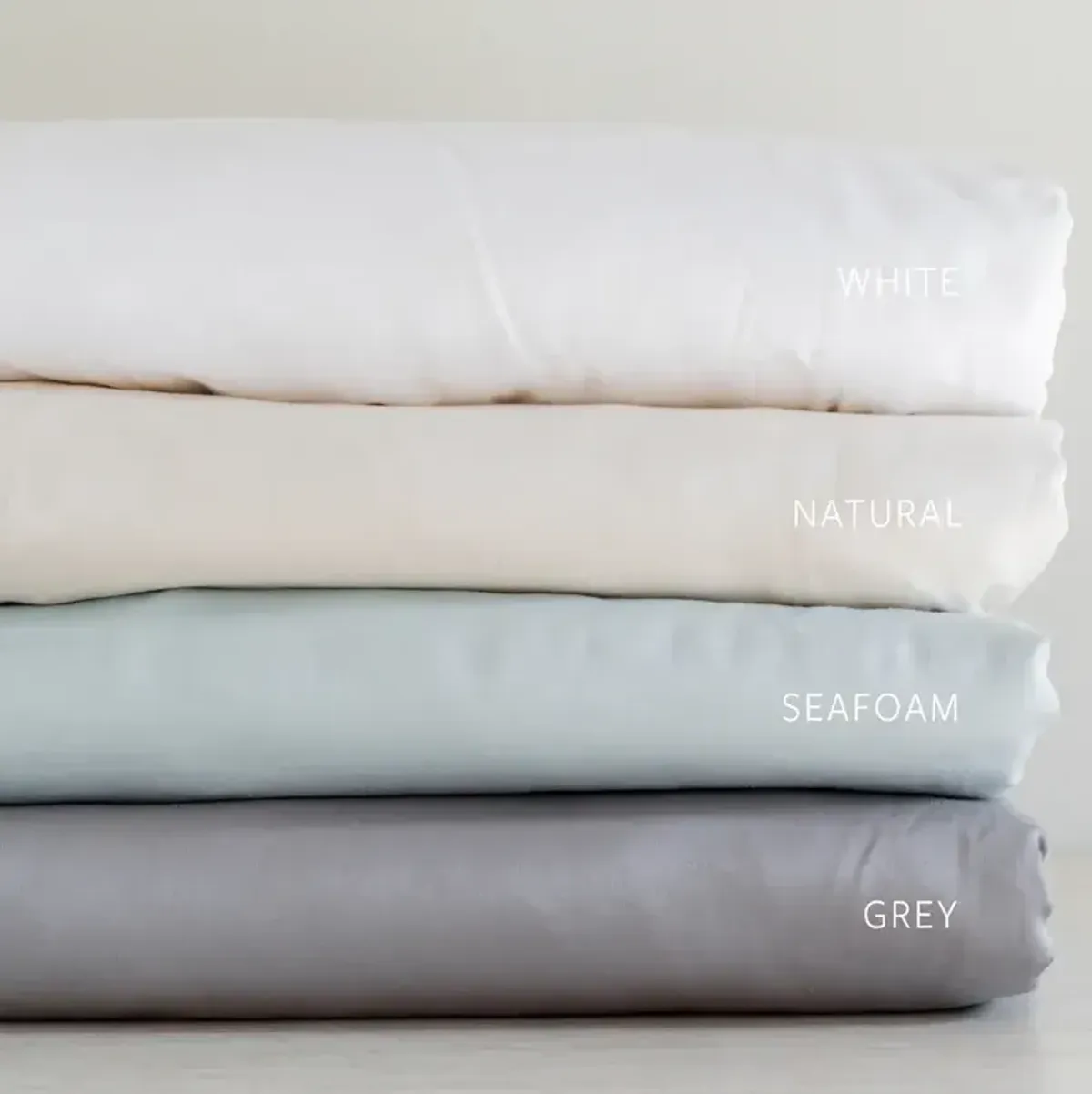 Avocado Organic Indian Cotton White Twin Sheet Set