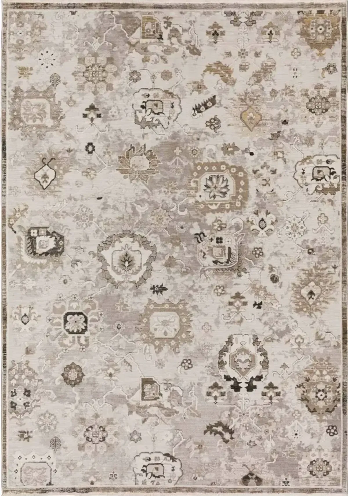 Dalyn Rug Company Antalya Silver 5'x8' Style 1 Area Rug