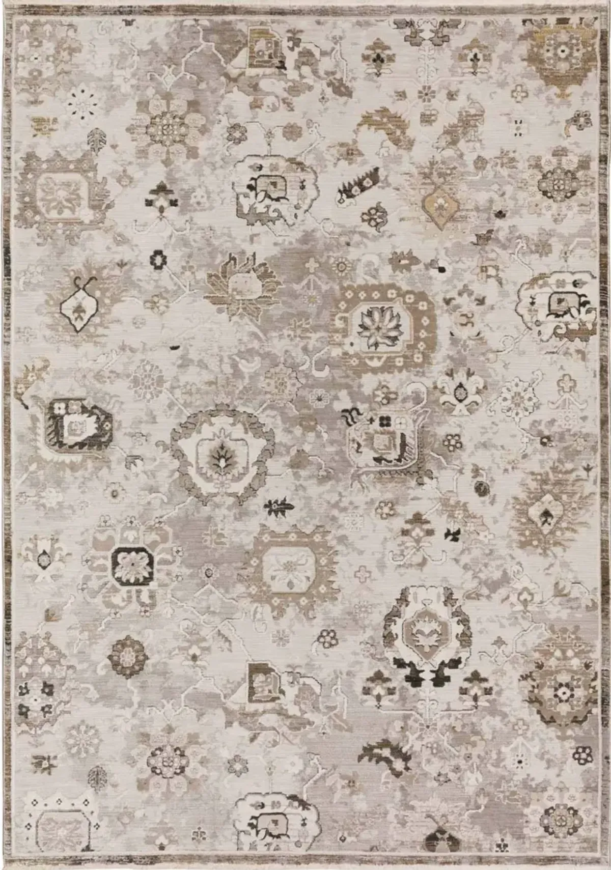 Dalyn Rug Company Antalya Silver 5'x8' Style 1 Area Rug