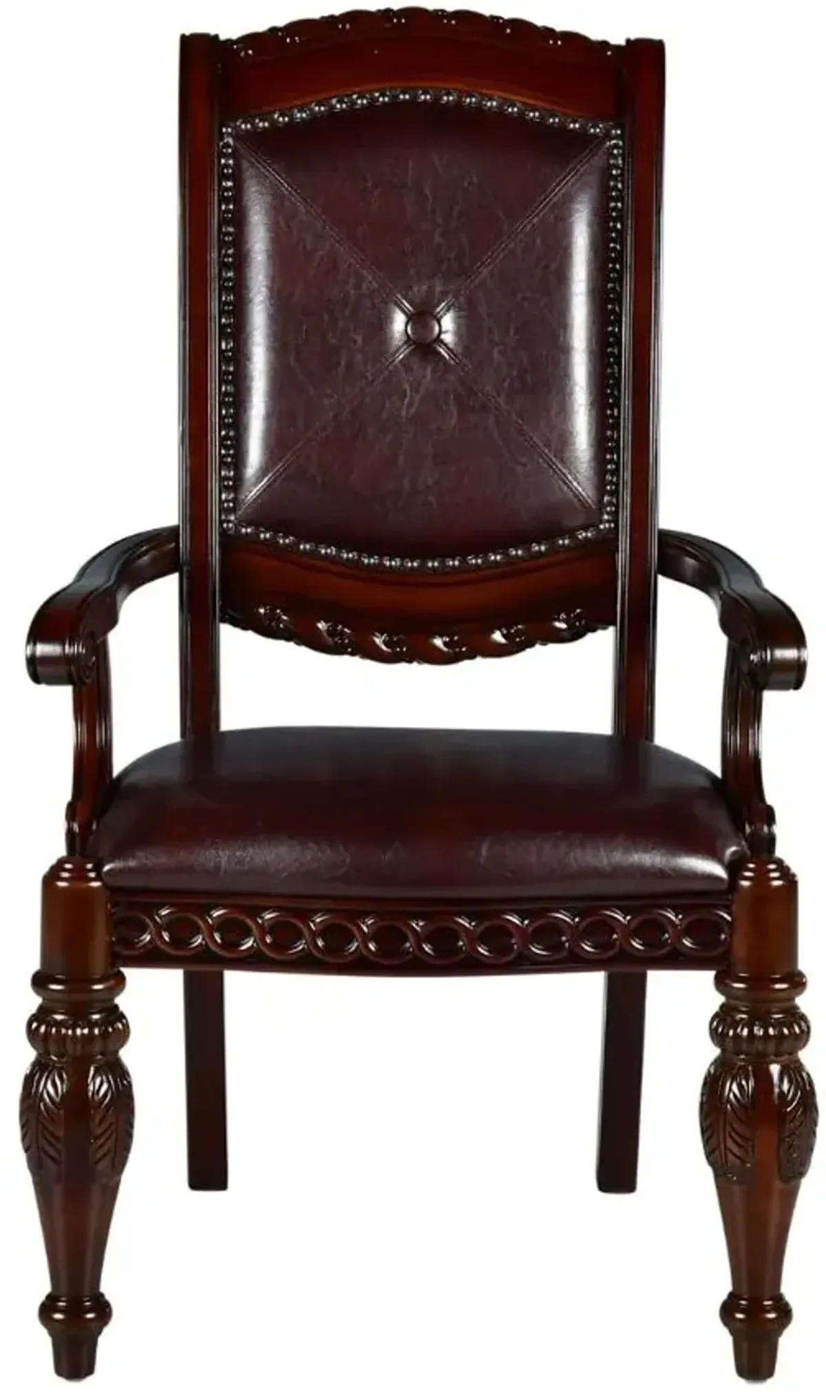 Steve Silver Co. Antoinette Warm Brown Cherry Arm Chair
