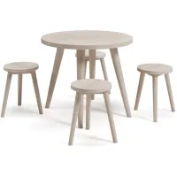 Signature Design by Ashley® Blariden 5-Piece Natural Table and Chairs Set