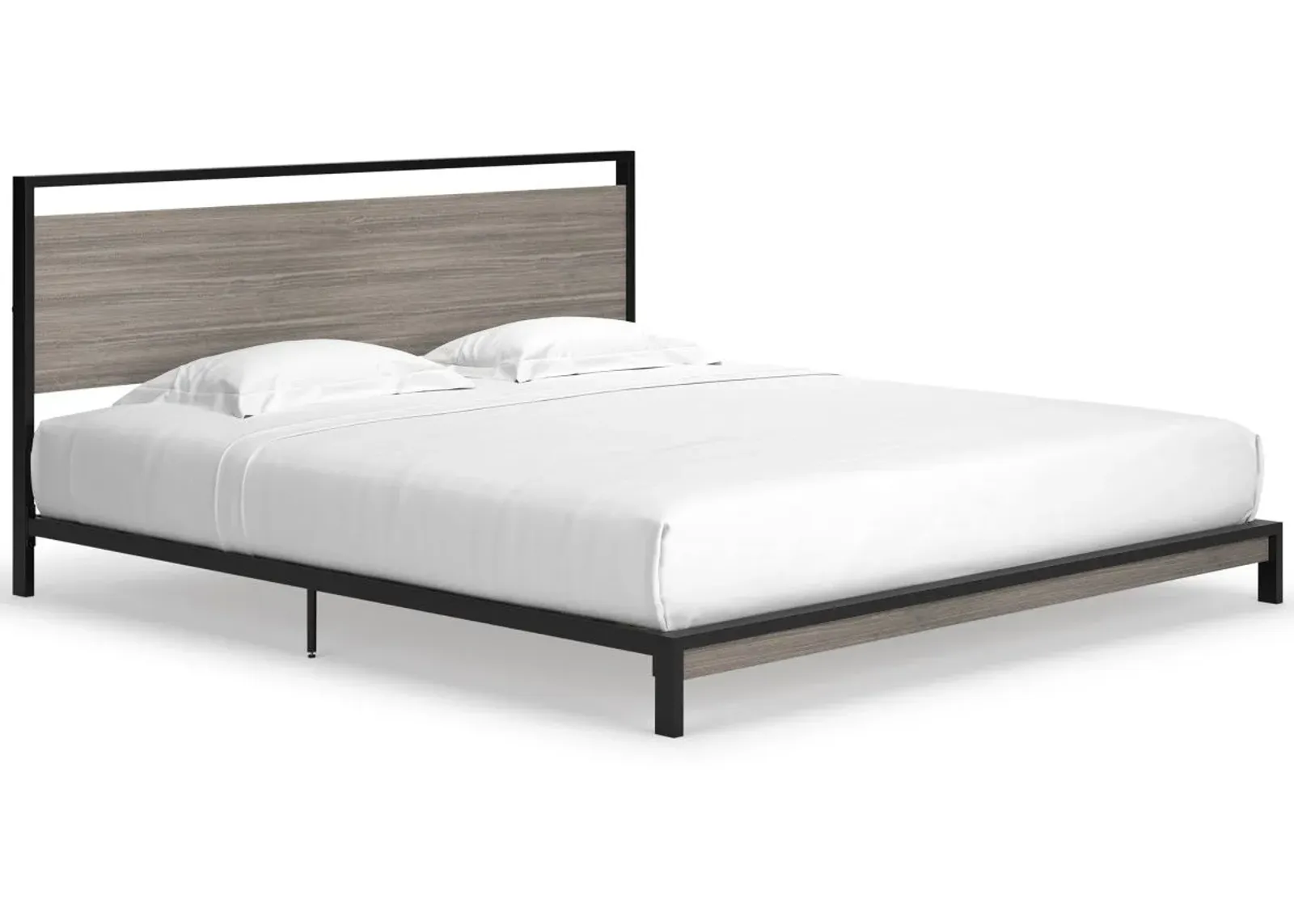 Signature Design by Ashley® Dontally Gray/Black King Platform Bed