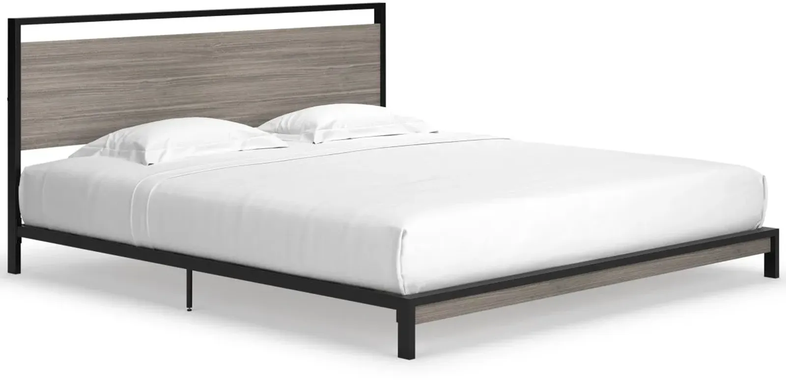 Signature Design by Ashley® Dontally Gray/Black King Platform Bed