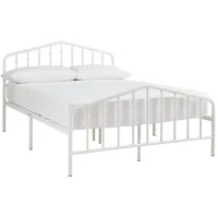 Signature Design by Ashley® Trentlore White Full Metal Bed