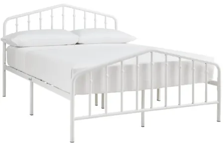 Signature Design by Ashley® Trentlore White Full Metal Bed