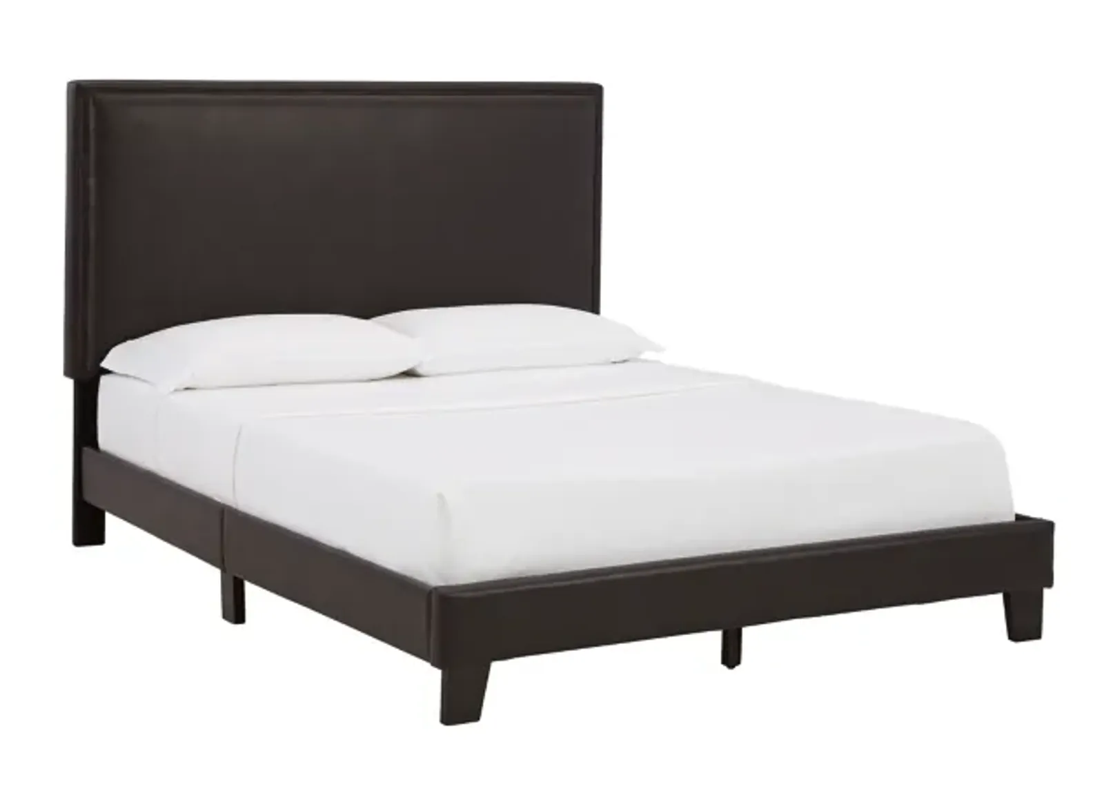 Signature Design by Ashley® Mesling Dark Brown Queen Upholstered Bed