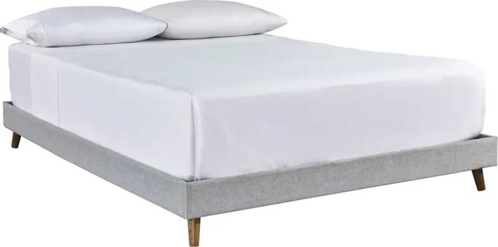 Signature Design by Ashley® Tannally Beige Full Upholstered Platform Bed