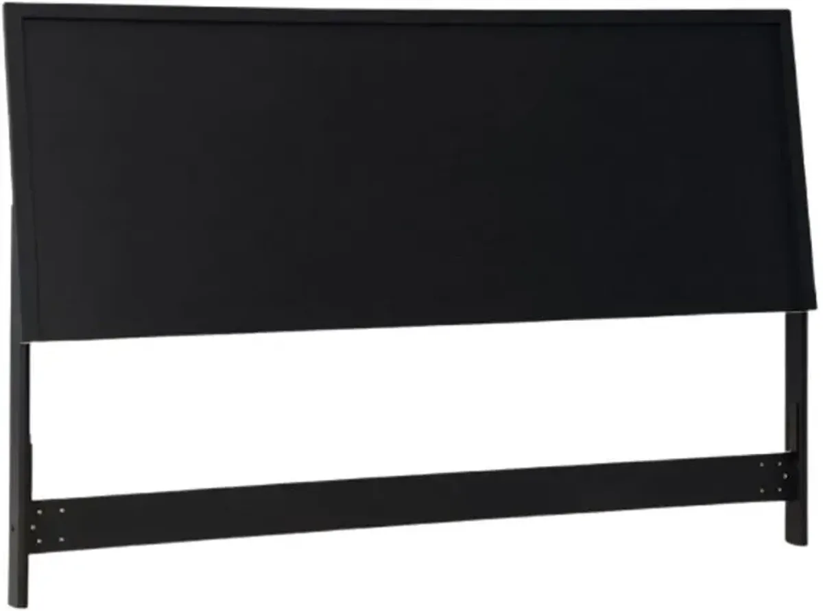 Signature Design by Ashley® Danziar Black King Panel Headboard