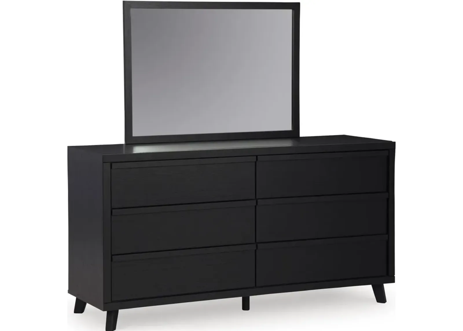 Signature Design by Ashley® Danziar Black Dresser and Mirror