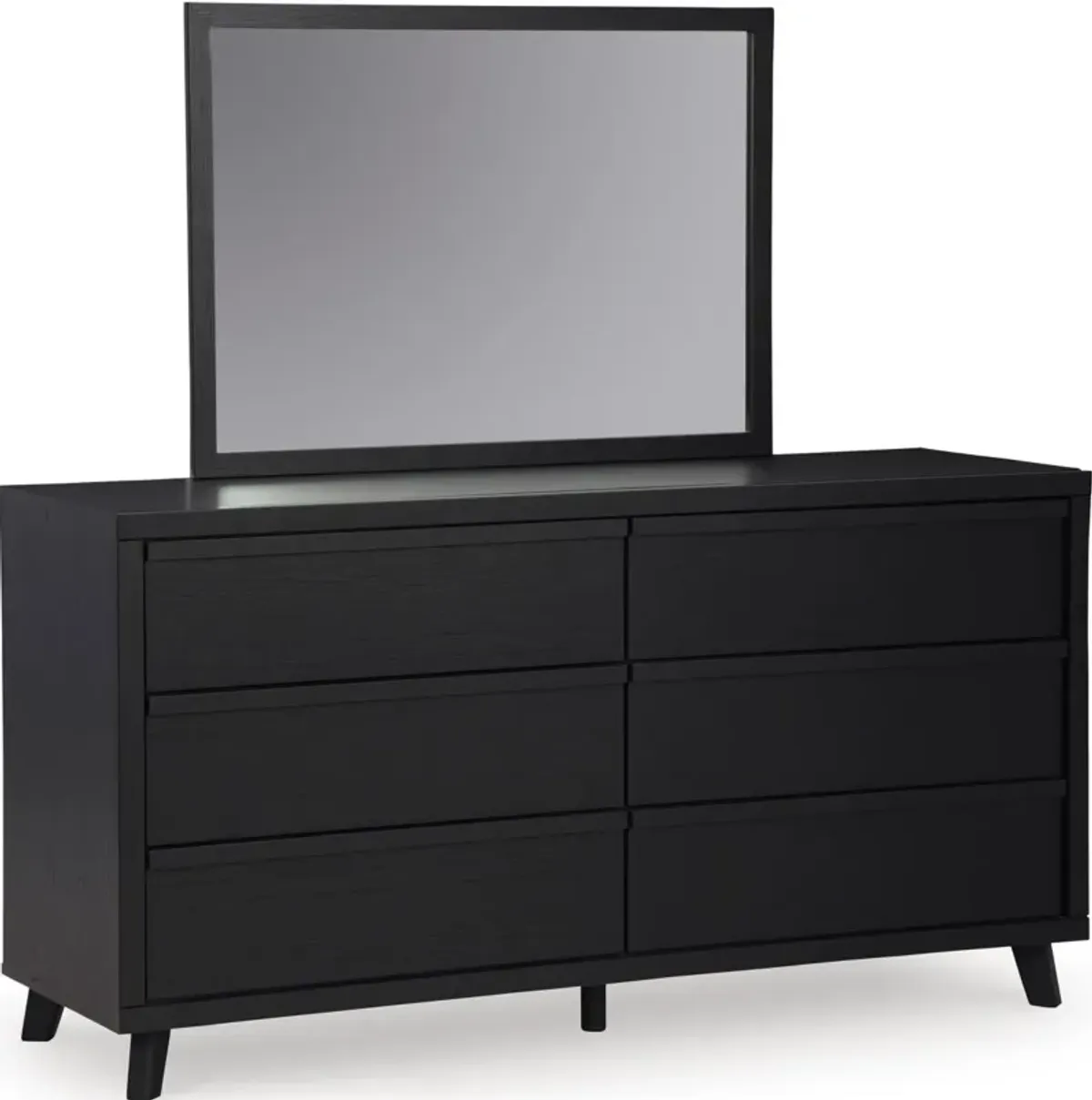 Signature Design by Ashley® Danziar Black Dresser and Mirror