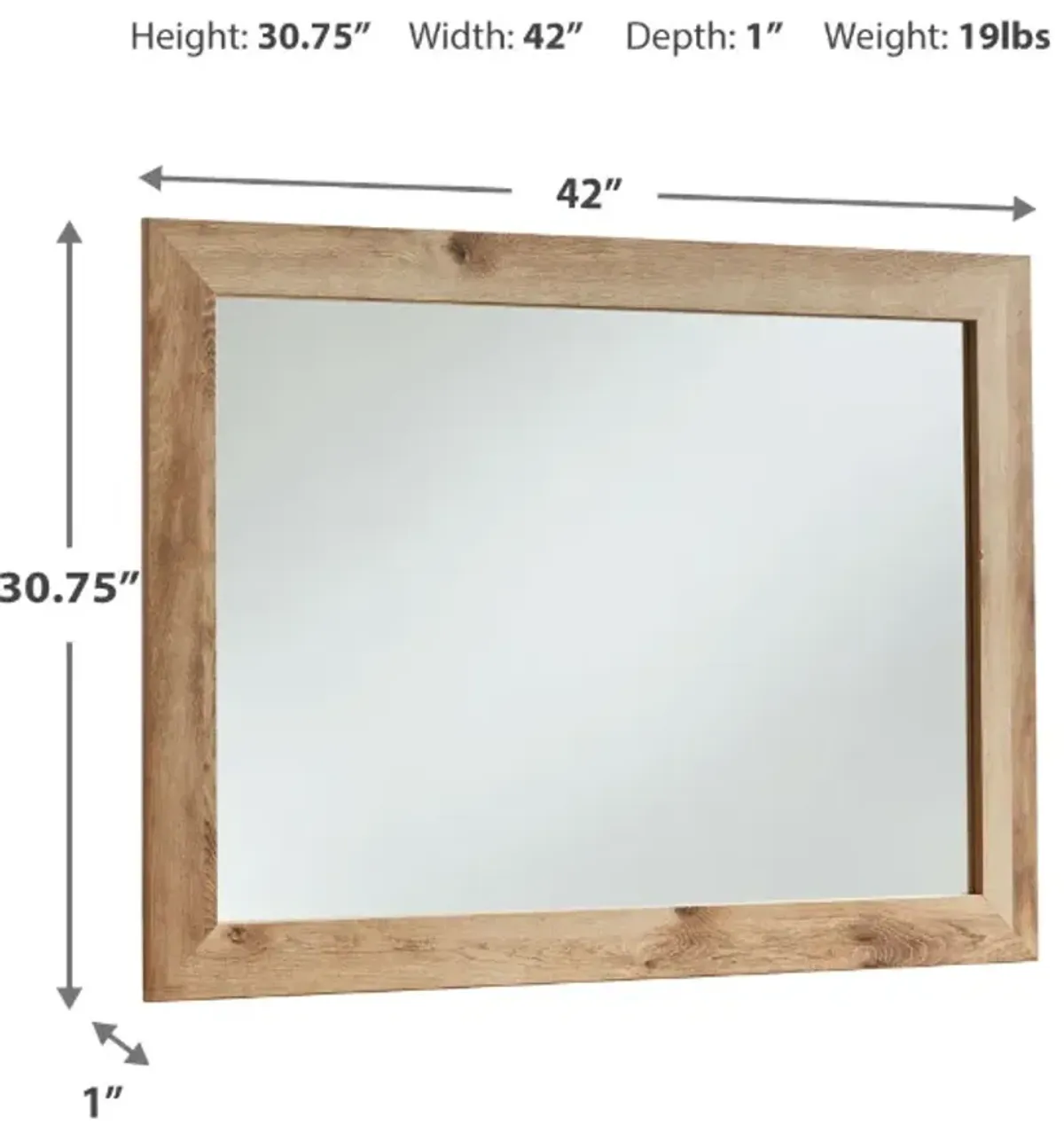 Signature Design by Ashley® Hyanna Tan Bedroom Mirror