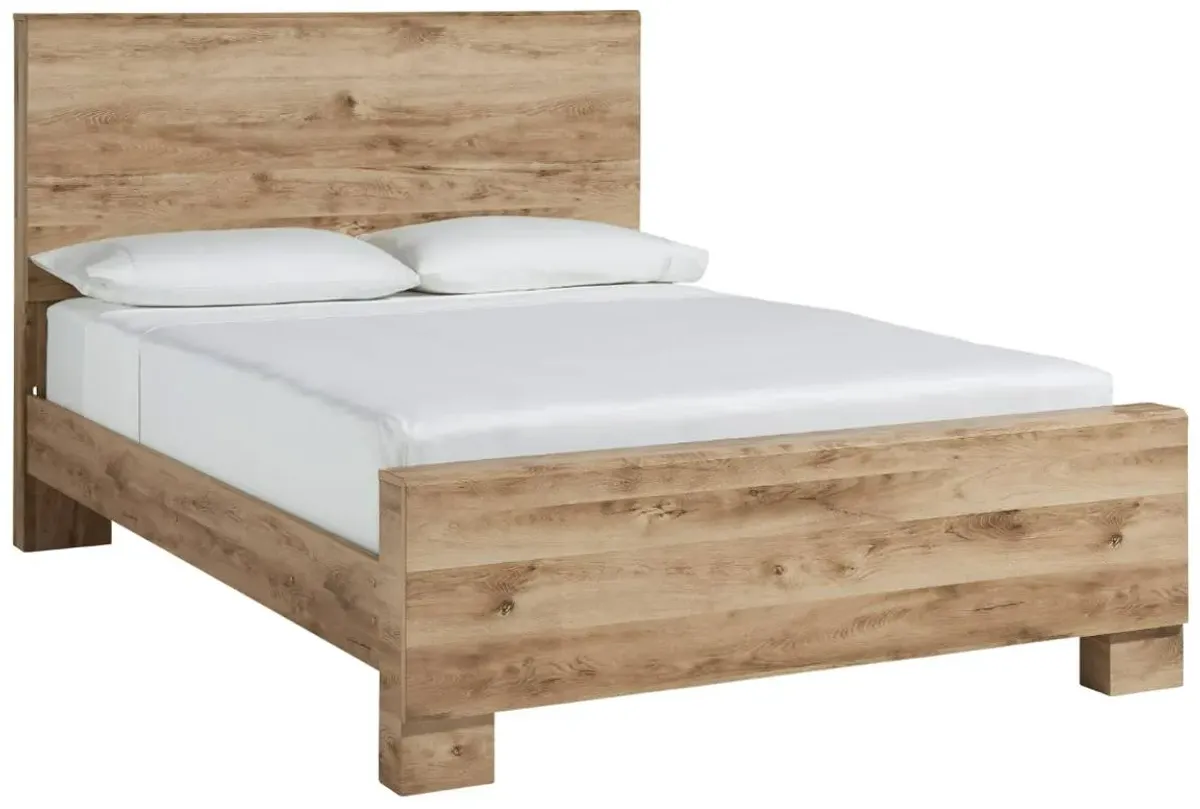 Signature Design by Ashley® Hyanna Tan Brown Queen Panel Bed