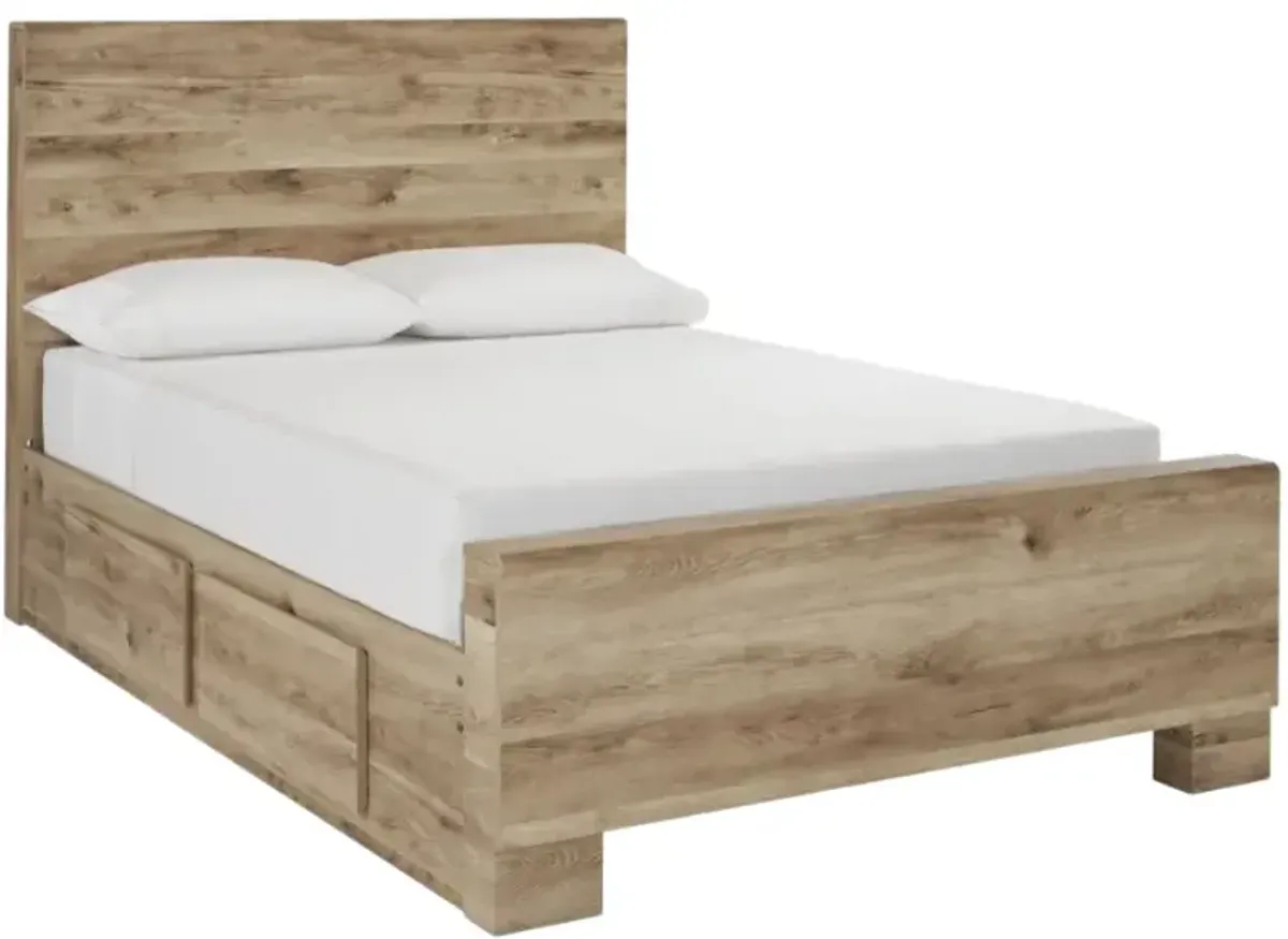 Signature Design by Ashley® Hyanna Tan Brown Queen Storage Panel Bed
