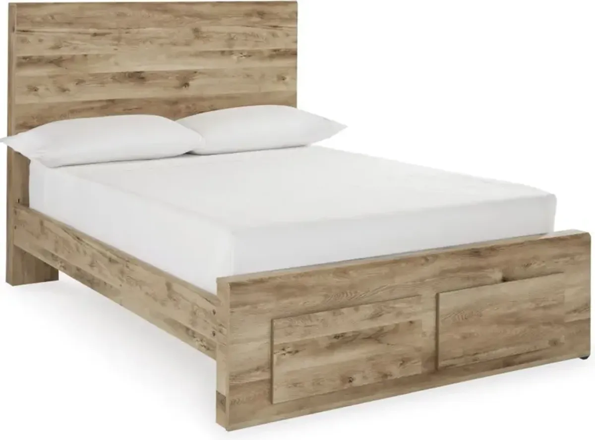 Signature Design by Ashley® Hyanna Tan Full Panel Storage Bed