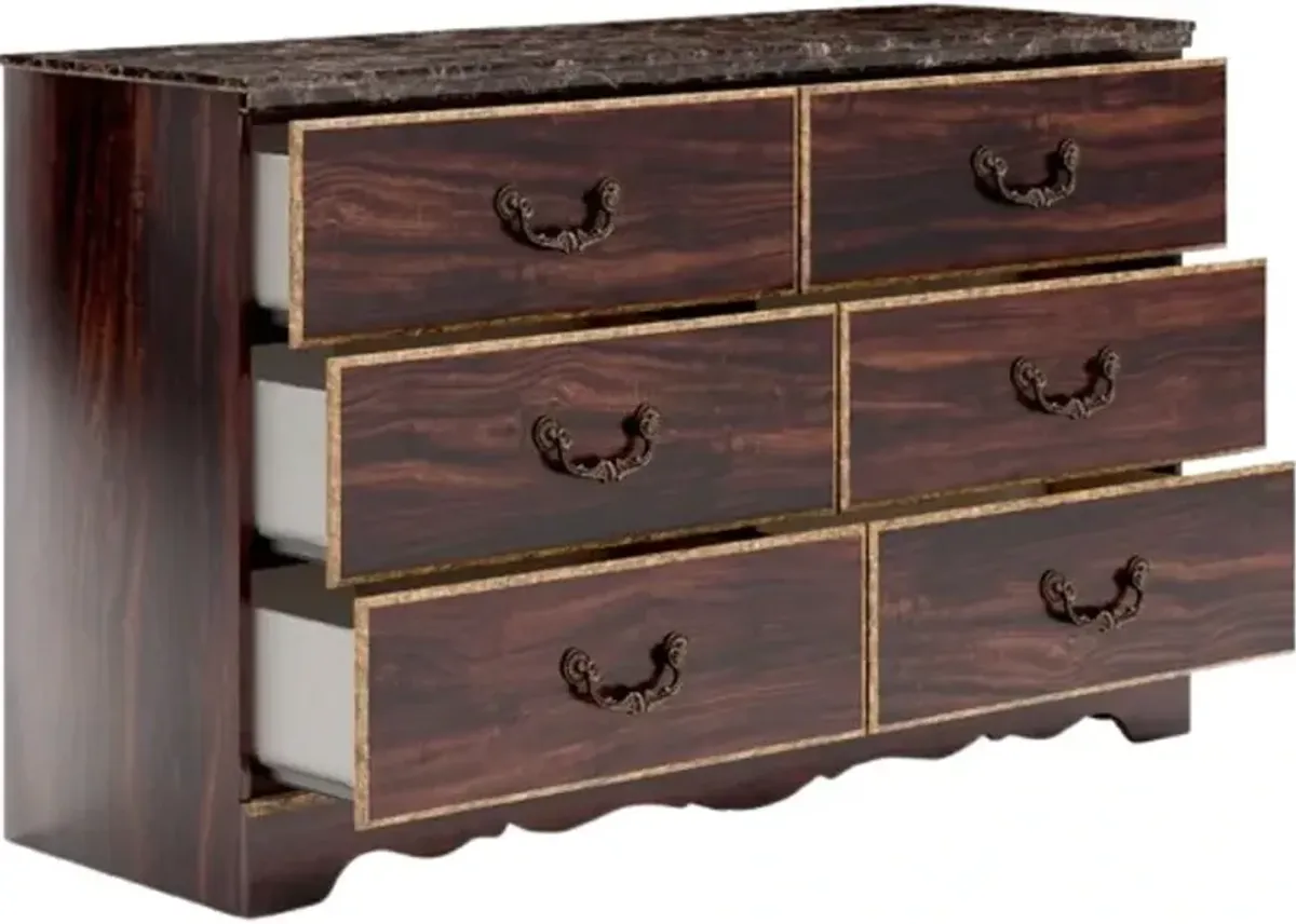 Signature Design by Ashley® Glosmount Reddish Brown Dresser