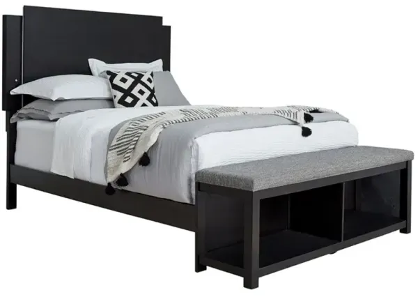 Progressive® Furniture Foxfire Midnight Queen Panel Bed