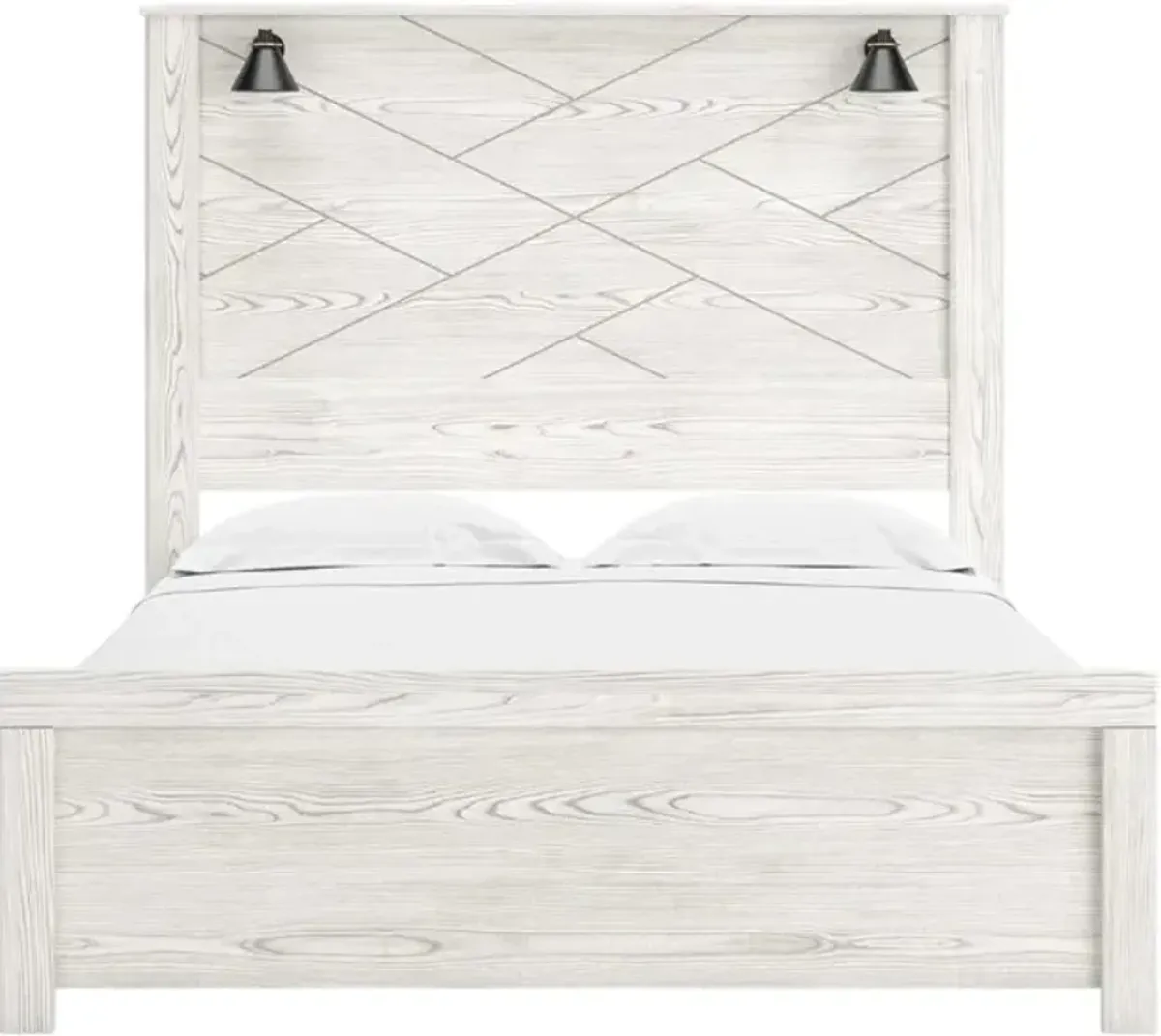 Signature Design by Ashley® Gerridan White/Gray Queen Panel Bed