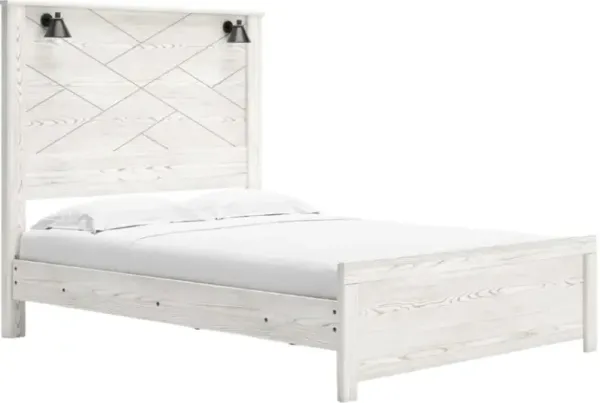 Signature Design by Ashley® Gerridan White/Gray Queen Panel Bed