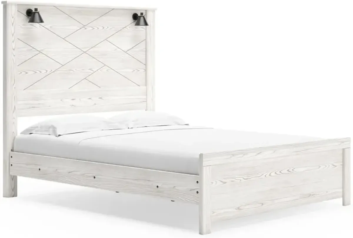 Signature Design by Ashley® Gerridan White/Gray Queen Panel Bed