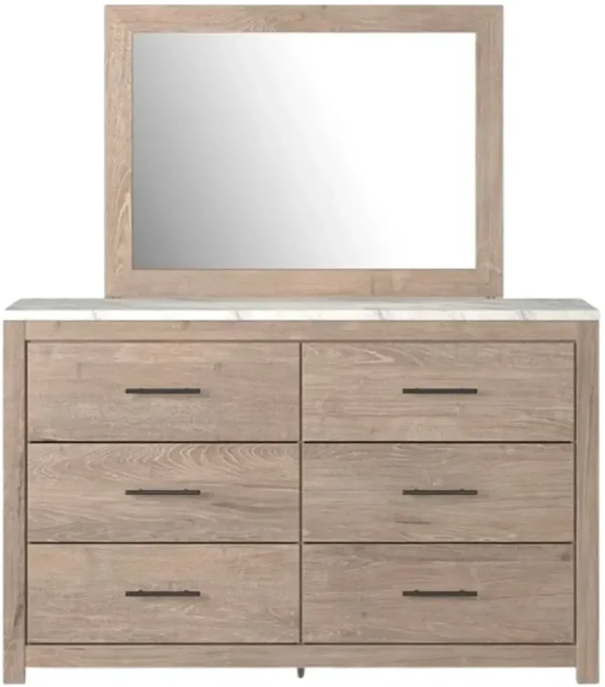 Signature Design by Ashley® Senniberg Light Brown Dresser and Mirror
