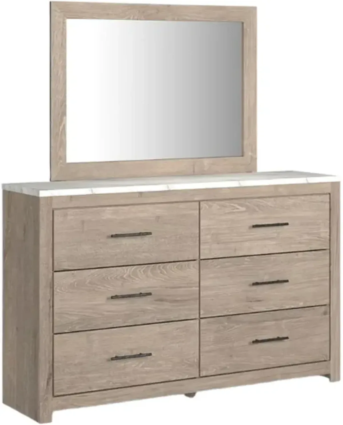 Signature Design by Ashley® Senniberg Light Brown Dresser and Mirror