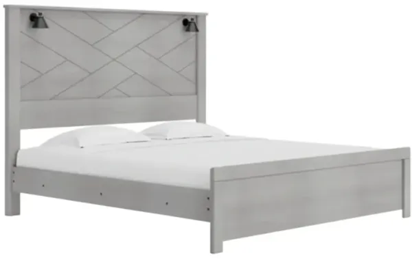 Signature Design by Ashley® Cottonburg Light Gray King Panel Bed