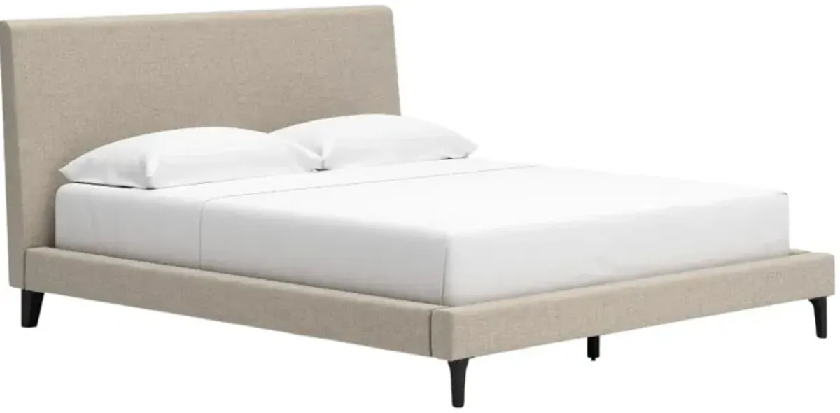 Signature Design by Ashley® Cielden Soft Gray California King Upholstered Panel Bed