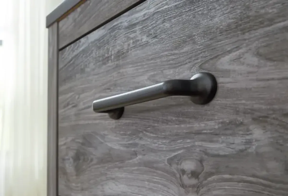 Signature Design by Ashley® Bronyan Dark Gray Dresser and Mirror