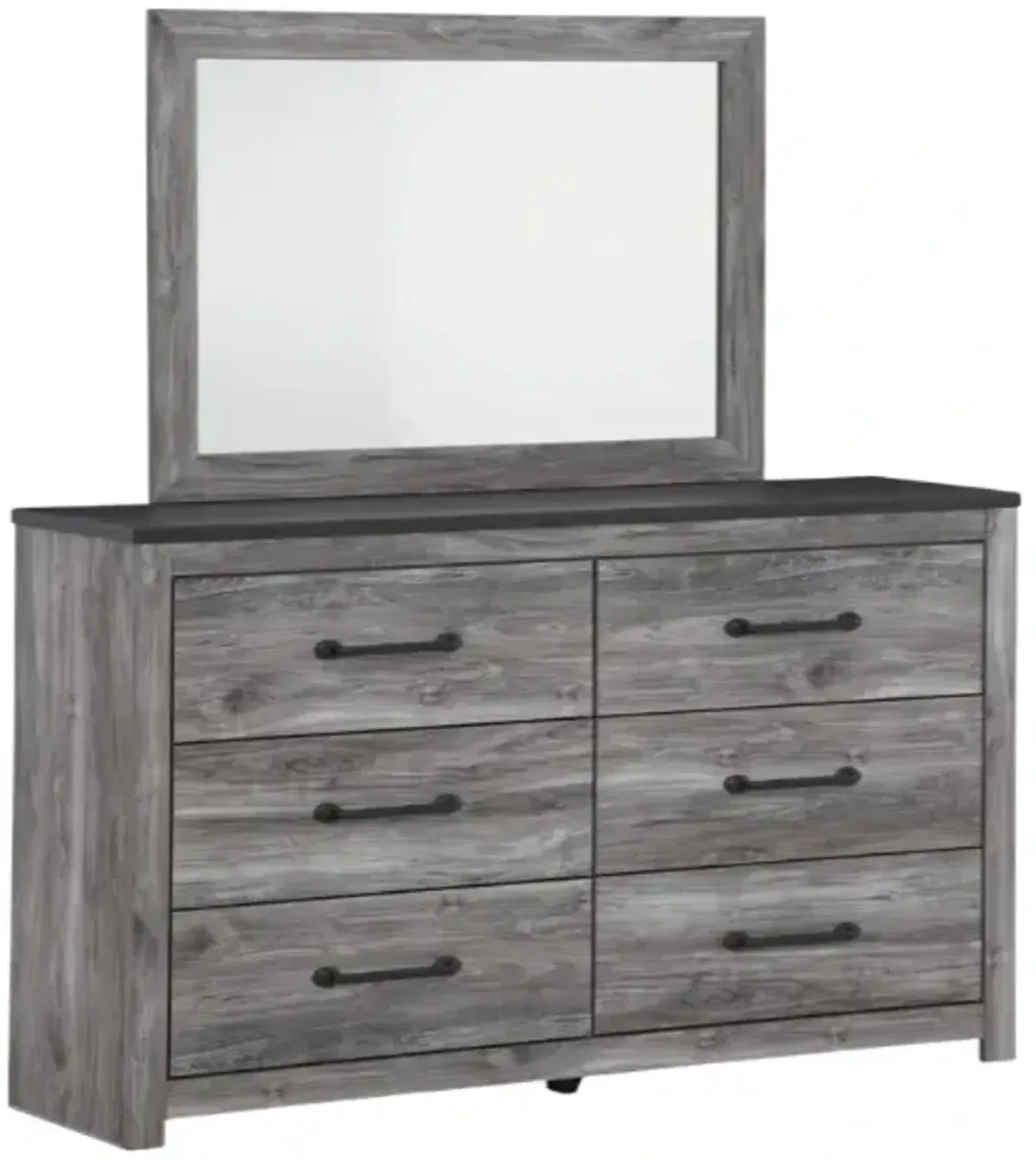 Signature Design by Ashley® Bronyan Dark Gray Dresser and Mirror