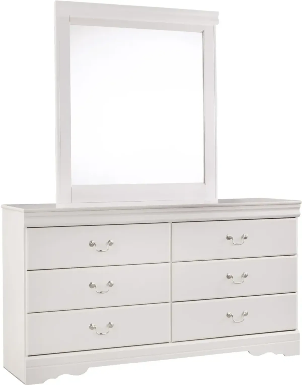 Signature Design by Ashley® Anarasia White Dresser and Mirror