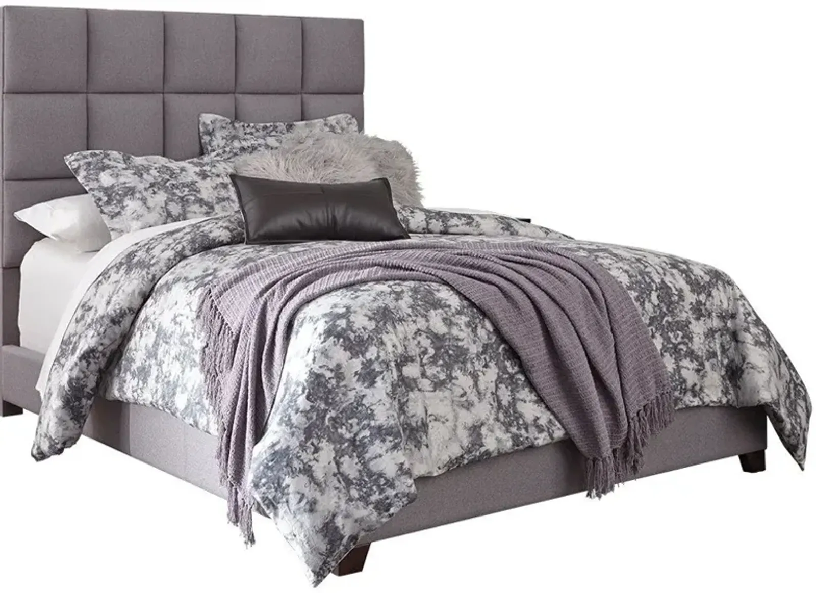 Signature Design by Ashley® Dolante Gray Queen Upholstered Bed