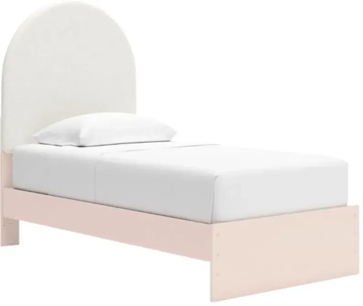 Signature Design by Ashley® Wistenpine Blush Twin Upholstered Panel Bed with 2-Drawer