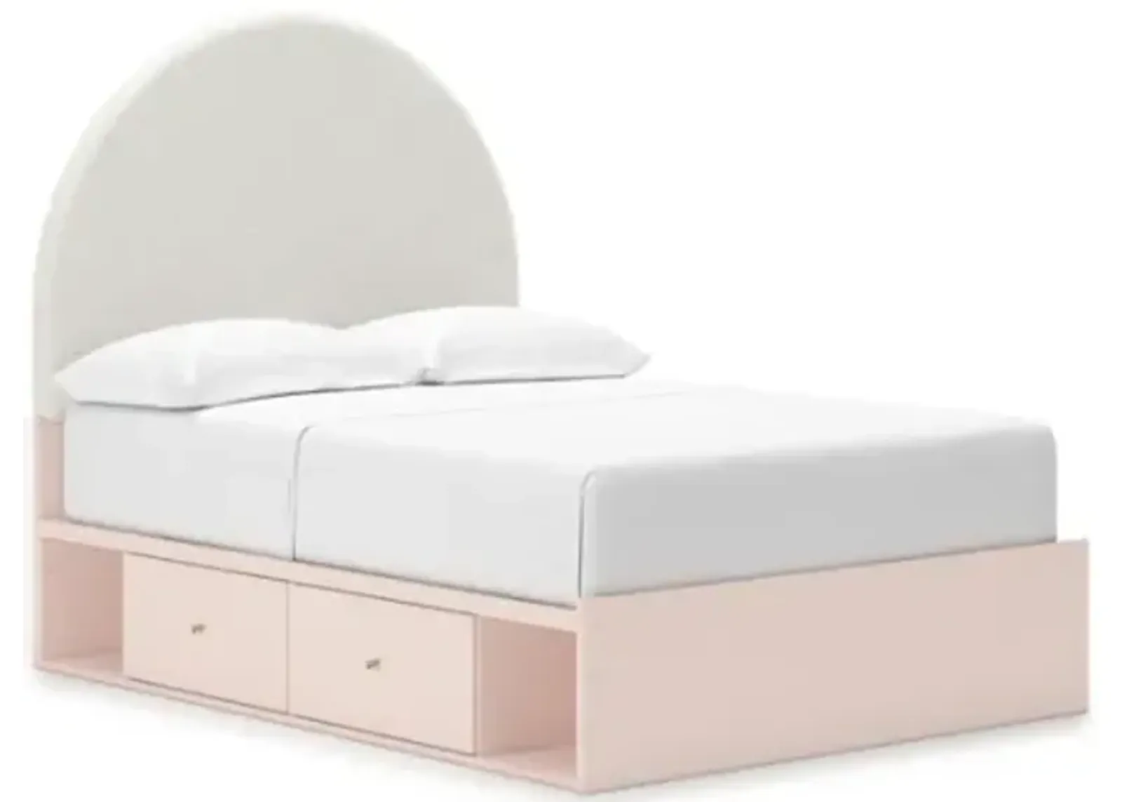 Signature Design by Ashley® Wistenpine Blush Full Upholstered Panel Bed