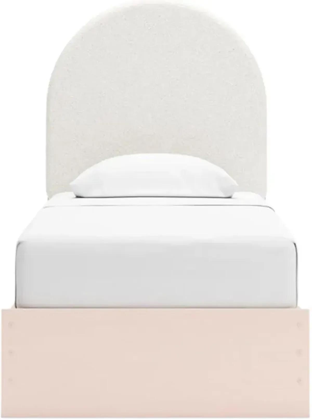 Signature Design by Ashley® Wistenpine Blush Twin Upholstered Storage Panel Bed