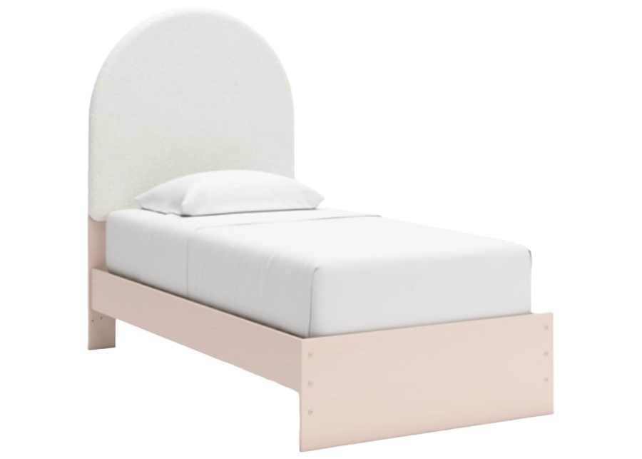 Signature Design by Ashley® Wistenpine Blush Twin Upholstered Panel Bed