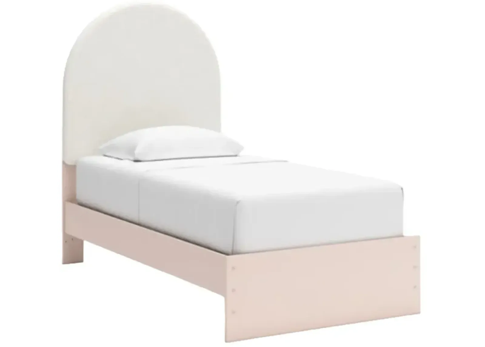 Signature Design by Ashley® Wistenpine Blush Twin Upholstered Panel Bed